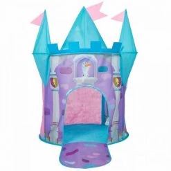 DISNEY FROZEN Tente De Jeu Pop-up Château La Reine Des Neiges - Dispose De Tourelles 3D - Bleu