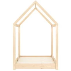 HAPPYSHOPPING Cadre De Lit D'enfant Bois De Pin Massif 90 X 200 Cm -Lit enfant Soldes Boutique 39457075 4