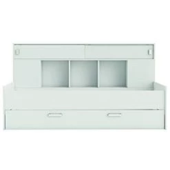 Lit Enfant Avec Environnement Coloris Blanc Mat - 204 X 109 X 122,5 Cm -PEGANE- 6 Lit Enfant Avec Environnement Coloris Blanc Mat - 204 X 109 X 122,5 Cm -PEGANE- -Lit enfant Soldes Boutique 39682426 3