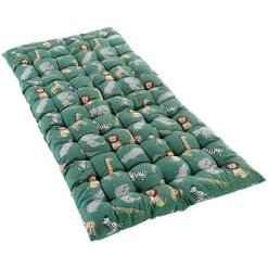 DOUCEUR D'INTÉRIEUR Matelas De Sol 60x120 Cm Léo L'explorateur Coton - Vert