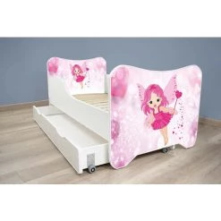 LES TENDANCES Lit Enfant à Tiroir Et Matelas 70x140 Cm Petite Fée 7 LES TENDANCES Lit Enfant à Tiroir Et Matelas 70x140 Cm Petite Fée -Lit enfant Soldes Boutique 40647421 3