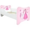 LES TENDANCES Lit Enfant Avec Matelas Princesse Et Cheval 70x140 Cm