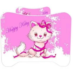 LES TENDANCES Lit Enfant Avec Sommier Et Matelas Happy Kitty 70x140 Cm -Lit enfant Soldes Boutique 40647695 5