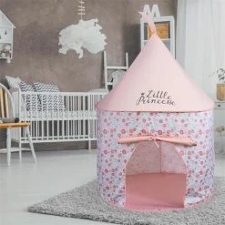 Paris Prix - Tente Pour Enfant "pop Up" 135cm Rose -Lit enfant Soldes Boutique 44560517 3