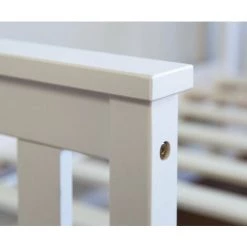 DéCOSHOP26 Lit Pour Enfant 70x140cm Avec Sommier à Lattes En Bois Blanc - Blante -Lit enfant Soldes Boutique 4482579 5