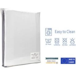 DORMALIT Drap Housse 100% Coton 70x160, Lot 2 Drap Blanc Et Gris, Matelas Lit Enfant -Lit enfant Soldes Boutique 46191719 3