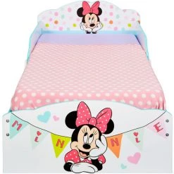 BEBEGAVROCHE Pack Complet Premium Lit Minnie Mouse Tiroirs = Lit+Matelas & Parure+Couette+Oreiller - Rose -Lit enfant Soldes Boutique 46527152 4