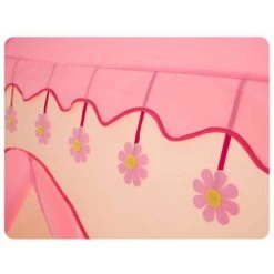 ELLE Tente Tipi Pour Enfants Avec Tapis Pour Garçons Et Filles, Maison De Jeux Pour Enfants Pour Intérieur Et Extérieur（rose) -Lit enfant Soldes Boutique 49187193 3