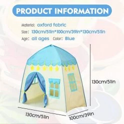 ELLE Tente Tipi Pour Enfants Avec Tapis Pour Garçons Et Filles, Maison De Jeux Pour Enfants Pour Intérieur Et Extérieur（rose) -Lit enfant Soldes Boutique 49187193 5