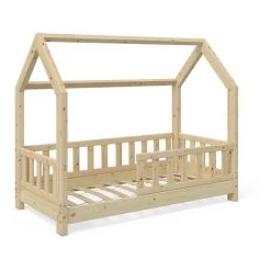 Lit Cabane "Wiki" 70x140cm Nature VitaliSpa