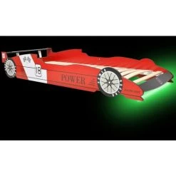 Topdeal Lit Voiture De Course Pour Enfants Avec LED 90 X 200 Cm Rouge 7 Topdeal Lit Voiture De Course Pour Enfants Avec LED 90 X 200 Cm Rouge -Lit enfant Soldes Boutique 52084714 3