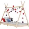 Topdeal Cadre De Lit D'enfant Bois De Pin Massif 70x140 Cm VDFF24209_FR