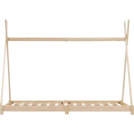 Topdeal Cadre De Lit D'enfant Bois De Pin Massif 70x140 Cm VDFF24209_FR 3 Topdeal Cadre De Lit D'enfant Bois De Pin Massif 70x140 Cm VDFF24209_FR – Image 3
