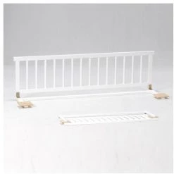 LE QUAI DES AFFAIRES Lit Cabane PANDA 90x190 + 1 Sommier + Barrière /Blanc/ 195x97x134 -Lit enfant Soldes Boutique 52508211 5