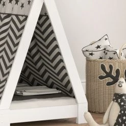 Lit Pour Enfant „Tipi“ 140x70cm Blanc VitaliSpa -Lit enfant Soldes Boutique 52777075 5