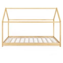 IDMARKET Lit Cabane Enfant 90 X 190 CM NEEL Bois Avec Sommier -Lit enfant Soldes Boutique 53698104 5