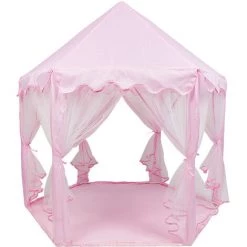 WYCTIN Hofuton Tente Princesse Enfant Tente De Jeu Pliable Avec Lumière LED Rose 8 WYCTIN Hofuton Tente Princesse Enfant Tente De Jeu Pliable Avec Lumière LED Rose -Lit enfant Soldes Boutique 53962748 4