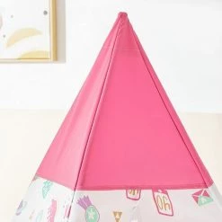 SoBuy OSS06 Tipi Enfant Avec Sac De Transport Tente Indian Teepee Tente De Jeu Pour Garçons Et Filles, Cadeau Pour Enfants -Lit enfant Soldes Boutique 54025344 5
