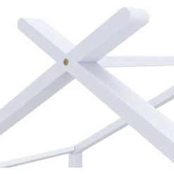 Hommoo Cadre De Lit D'enfant Blanc Bois De Pin Massif 80x160 Cm -Lit enfant Soldes Boutique 54059958 5