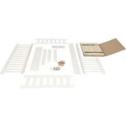 VIKING CHOICE Maison Lit Maison| Lit Bébé| Bois | Avec Clôture | 160x80cm -Lit enfant Soldes Boutique 54480354 4