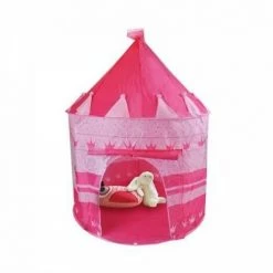 JARDIBRICODECO Tente De Château Pliable Pour Enfants Rose -Lit enfant Soldes Boutique 55314615 3