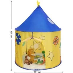 SONGMICS Tente De Jeu, Maison De Jeu, Château Pour Enfant, Intérieur Et Extérieur, Tipi, Avec Sac De Rangement, Thème Dinosaure, Pour 3 Enfants LPT02YU - Multi-couleur 9 SONGMICS Tente De Jeu, Maison De Jeu, Château Pour Enfant, Intérieur Et Extérieur, Tipi, Avec Sac De Rangement, Thème Dinosaure, Pour 3 Enfants LPT02YU - Multi-couleur -Lit enfant Soldes Boutique 55540788 5