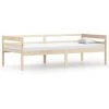 INLIFE Cadre De Lit Bois De Pin Massif 90x200 Cm