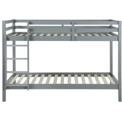 VENTE-UNIQUE.COM Lits Superposés ANICET II - 2 X 90 X 190cm - Pin Massif - Gris - Gris 9 VENTE-UNIQUE.COM Lits Superposés ANICET II - 2 X 90 X 190cm - Pin Massif - Gris - Gris -Lit enfant Soldes Boutique 55882265 5