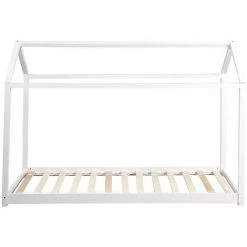 VENTE-UNIQUE.COM Lit Cabane AVENTURIER - 90 X 190 Cm - Pin - Blanc - Blanc 6 VENTE-UNIQUE.COM Lit Cabane AVENTURIER - 90 X 190 Cm - Pin - Blanc - Blanc -Lit enfant Soldes Boutique 55883465 3