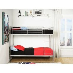 VENTE-UNIQUE.COM Lits Superposés DUOTIS II - 2 X 90 X 190 Cm - Argent - Argenté 7 VENTE-UNIQUE.COM Lits Superposés DUOTIS II - 2 X 90 X 190 Cm - Argent - Argenté -Lit enfant Soldes Boutique 55884783 3