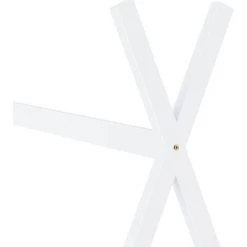 INLIFE Cadre De Lit D'enfant Blanc Bois De Pin Massif 80x160 Cm -Lit enfant Soldes Boutique 56254232 5