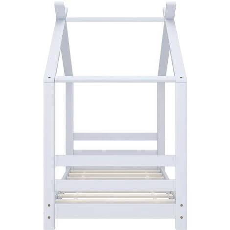 NOVA Lit Pour Les Enfants En Bois De Pin Blanc Massif Différentes Dimensions Cadre De Lit D'enfant Blanc Bois De Pin Massif 70x140 Cm Taille : 70x140 Cm 3 NOVA Lit Pour Les Enfants En Bois De Pin Blanc Massif Différentes Dimensions Cadre De Lit D'enfant Blanc Bois De Pin Massif 70x140 Cm Taille : 70x140 Cm – Image 3