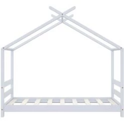 NOVA Lit Pour Les Enfants En Bois De Pin Blanc Massif Différentes Dimensions Cadre De Lit D'enfant Blanc Bois De Pin Massif 70x140 Cm Taille : 70x140 Cm 8 NOVA Lit Pour Les Enfants En Bois De Pin Blanc Massif Différentes Dimensions Cadre De Lit D'enfant Blanc Bois De Pin Massif 70x140 Cm Taille : 70x140 Cm -Lit enfant Soldes Boutique 57098143 4