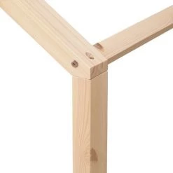 BENEFFITO ONEIROI - Lit Cabane Enfant 190x90CM - Hauteur 10CM - Sommier à Lattes - Bois - Bois -Lit enfant Soldes Boutique 57327416 4