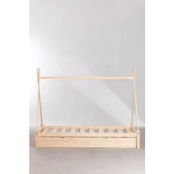 Lit En Bois Pour Matelas De 90 Cm Joan Kids SKLUM Bois De Pin - Lit Gigogne 8 Lit En Bois Pour Matelas De 90 Cm Joan Kids SKLUM Bois De Pin - Lit Gigogne -Lit enfant Soldes Boutique 57500696 4