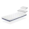 DREAMDI Pack Matelas 90X190 HERMES LIT ENFANT, Epaisseur 11 CM + 1 Oreiller A Memoire 90x35 + 1 Protege Matelas 90x190