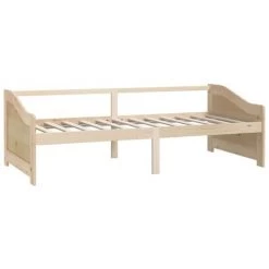 INLIFE Lit De Repos 3 Places Bois De Pin Massif 90x200 Cm -Lit enfant Soldes Boutique 58276308 3