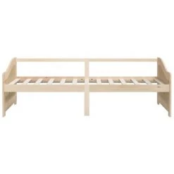 INLIFE Lit De Repos 3 Places Bois De Pin Massif 90x200 Cm -Lit enfant Soldes Boutique 58276308 4