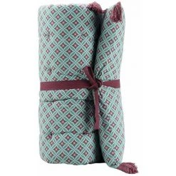 DOUCEUR D'INTÉRIEUR Matelas De Sol + Pompons 60x120 Cm Coton Imprimé Havana Menthe - Vert 6 DOUCEUR D'INTÉRIEUR Matelas De Sol + Pompons 60x120 Cm Coton Imprimé Havana Menthe - Vert -Lit enfant Soldes Boutique 58622310 3