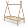 VICCO Lit Pour Enfant „Tipi" 70x140cm Naturel VitaliSpa