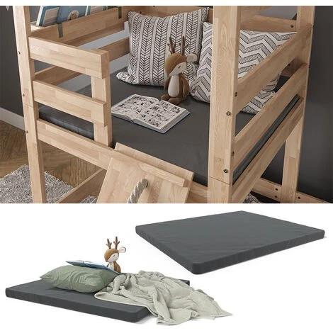 Matelas Pour Enfant „Teddy“ 100x90cm Gris VitaliSpa 2 Matelas Pour Enfant „Teddy“ 100x90cm Gris VitaliSpa – Image 2