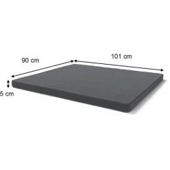 Matelas Pour Enfant „Teddy“ 100x90cm Gris VitaliSpa 7 Matelas Pour Enfant „Teddy“ 100x90cm Gris VitaliSpa -Lit enfant Soldes Boutique 59174879 3