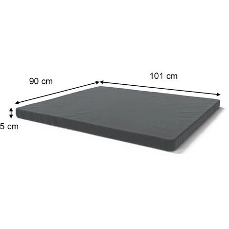 Matelas Pour Enfant „Teddy“ 100x90cm Gris VitaliSpa 3 Matelas Pour Enfant „Teddy“ 100x90cm Gris VitaliSpa – Image 3
