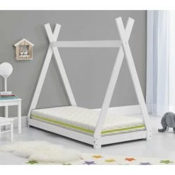 DORMALIT Pack Matelas 80X200 LIT ENFANTS H18 CM NUKA VISCO + 1 Oreiller Junior 80x35 Cm + 1 Protege Matelas 80x200 Cm -Lit enfant Soldes Boutique 59642961 4