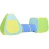JN.SONGS Tente Tunnel Pour Enfant Avec 100 Balles Multicolore Maison De Jeu Intérieur Et Extérieu Pour Bébé Filles Garçons