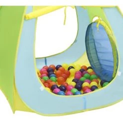 JN.SONGS Tente Tunnel Pour Enfant Avec 100 Balles Multicolore Maison De Jeu Intérieur Et Extérieu Pour Bébé Filles Garçons -Lit enfant Soldes Boutique 59664455 4