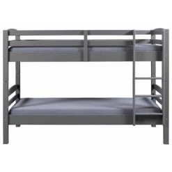 Paris Prix - Lit Superposé En Bois "marius" 90x200cm Gris -Lit enfant Soldes Boutique 59801211 5