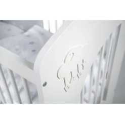 KIDS LITERIE Lit Bébé Nuage 60x120 Blanc - Blanc -Lit enfant Soldes Boutique 60051567 3