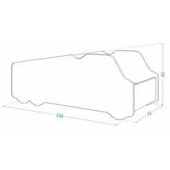 KIDS LITERIE Lit Camion Pompier 70x140 Thème - Thème -Lit enfant Soldes Boutique 60051761 4