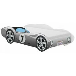 KIDS LITERIE Lit Voiture Auto 7 70 X 140 Gris Auto - Gris Auto